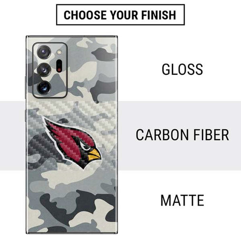 NFL Arizona Cardinals Camo Galaxy Note20 Ultra 5G Skin