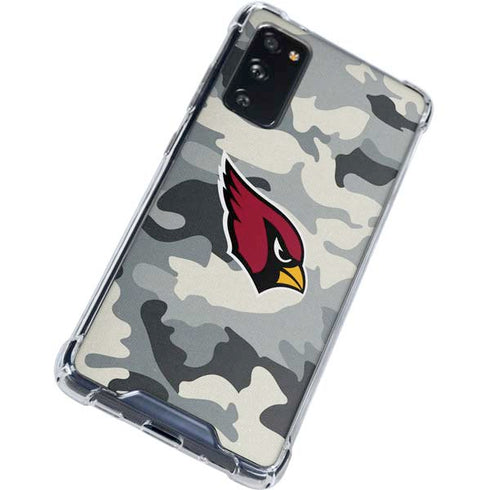 NFL Arizona Cardinals Camo Galaxy S20 FE Clear Case