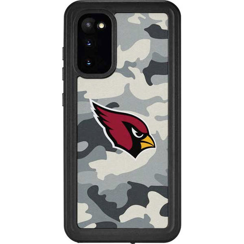 NFL Arizona Cardinals Camo Galaxy S20 Waterproof Case