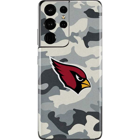 NFL Arizona Cardinals Camo Galaxy S21 Ultra 5G Skin