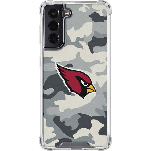 NFL Arizona Cardinals Camo Galaxy S22 Clear Case