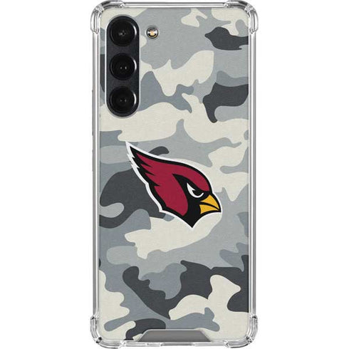 NFL Arizona Cardinals Camo Galaxy S23 Plus Clear Case