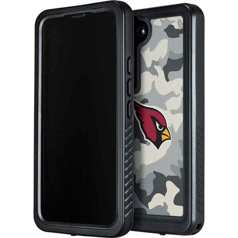 NFL Arizona Cardinals Camo Galaxy S23 Plus Waterproof Case
