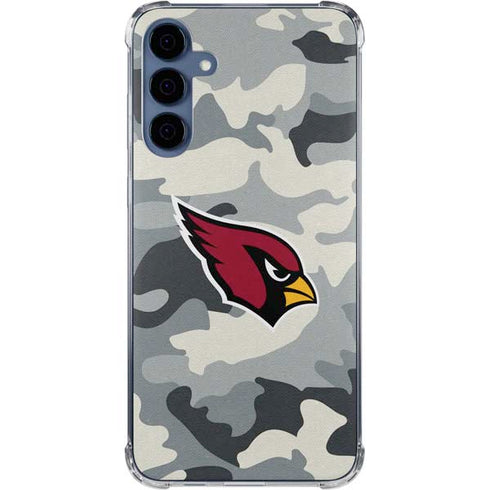 NFL Arizona Cardinals Camo Galaxy S24 Clear Case