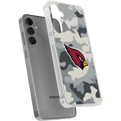 NFL Arizona Cardinals Camo Galaxy S24 Plus Clear Case