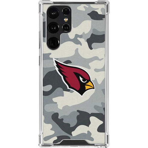 NFL Arizona Cardinals Camo Galaxy S24 Ultra Clear Case