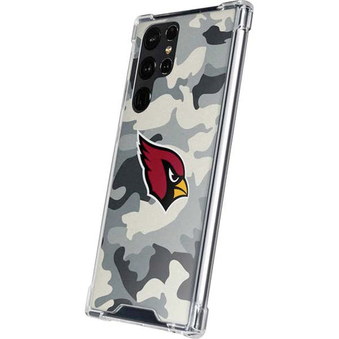 NFL Arizona Cardinals Camo Galaxy S24 Ultra Clear Case