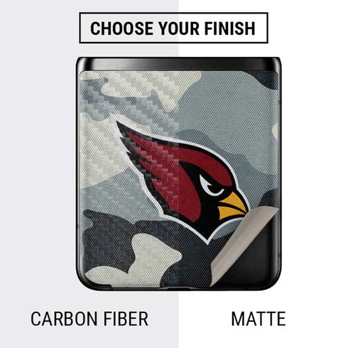 NFL Arizona Cardinals Camo Galaxy Z Flip Skin