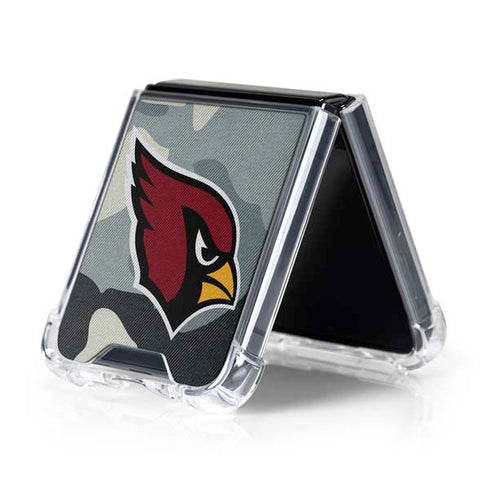 NFL Arizona Cardinals Camo Galaxy Z Flip5 5G Clear Case