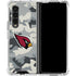 NFL Arizona Cardinals Camo Galaxy Z Fold4 5G Clear Case