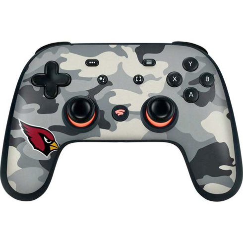 NFL Arizona Cardinals Camo Google Stadia Controller Skin