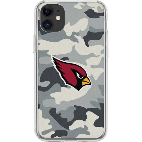 NFL Arizona Cardinals Camo iPhone 11 Clear Case