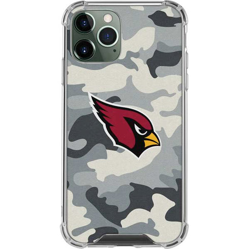 NFL Arizona Cardinals Camo iPhone 12 Pro Max Clear Case