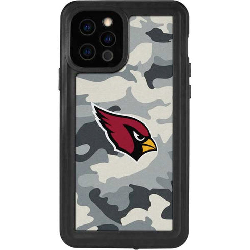 NFL Arizona Cardinals Camo iPhone 12 Pro Waterproof Case
