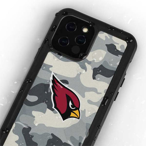 NFL Arizona Cardinals Camo iPhone 12 Pro Waterproof Case
