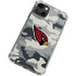 NFL Arizona Cardinals Camo iPhone 14 Plus Clear Case