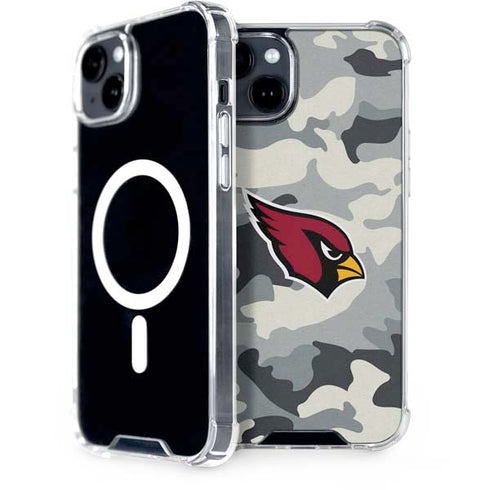 NFL Arizona Cardinals Camo iPhone 15 Plus MagSafe Case