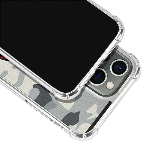 NFL Arizona Cardinals Camo iPhone 15 Pro Clear Case