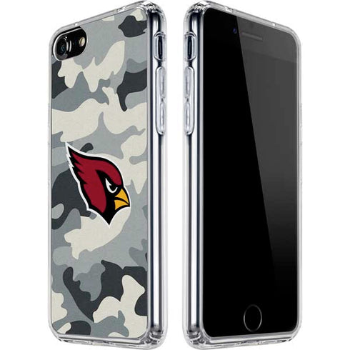 NFL Arizona Cardinals Camo iPhone SE (2nd & 3rd Gen) Clear Case