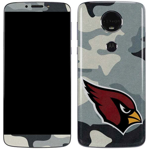 NFL Arizona Cardinals Camo Moto E5 Plus Skin