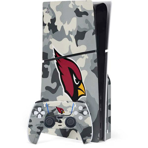 NFL Arizona Cardinals Camo PS5 Slim Disk Bundle Skin