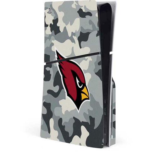 NFL Arizona Cardinals Camo PS5 Slim Disk Console Skin