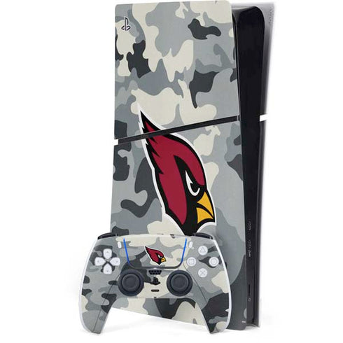 NFL Arizona Cardinals Camo PS5 Slim Digital Edition Bundle Skin