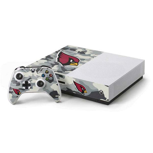 NFL Arizona Cardinals Camo Xbox One S Console and Controller Bundle Skin