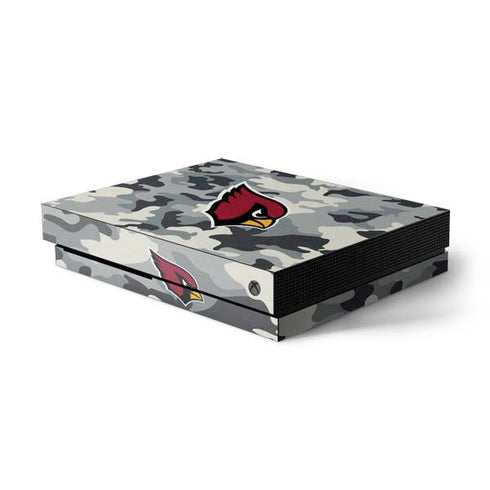 NFL Arizona Cardinals Camo Xbox One X Console Skin