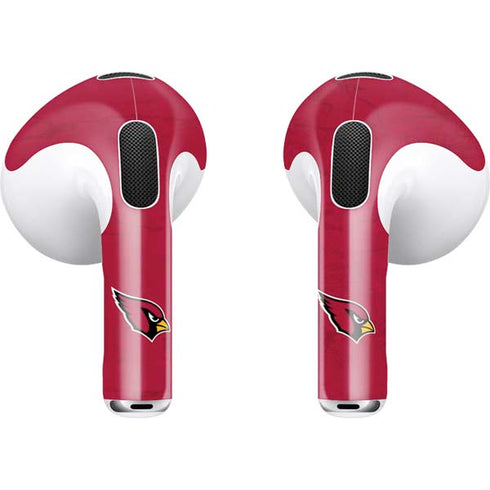 NFL Arizona Cardinals Distressed Apple AirPods (3rd Gen 2021) Skin