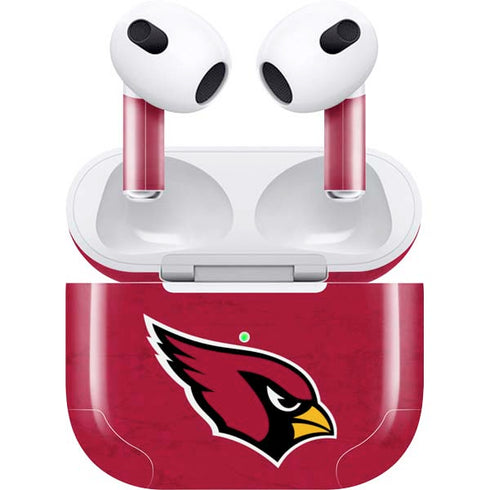 NFL Arizona Cardinals Distressed Apple AirPods (3rd Gen 2021) Skin