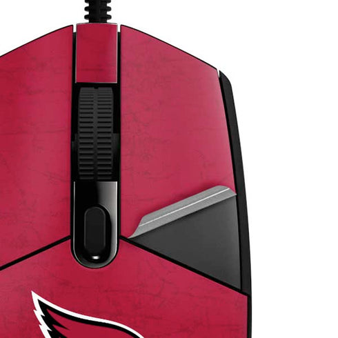 NFL Arizona Cardinals Distressed G203 Prodigy RGB Wired Gaming Mouse Skin