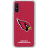 NFL Arizona Cardinals Distressed Galaxy A10e Clear Case