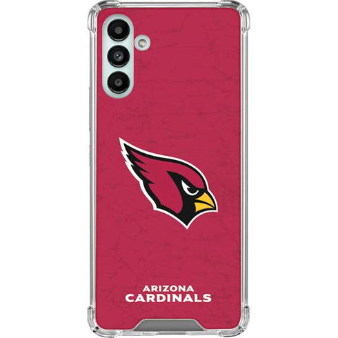 NFL Arizona Cardinals Distressed Galaxy A13 5G Clear Case