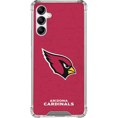 NFL Arizona Cardinals Distressed Galaxy A14 5G Clear Case