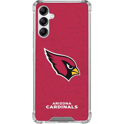 NFL Arizona Cardinals Distressed Galaxy A15 5G Clear Case