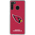 NFL Arizona Cardinals Distressed Galaxy A21 Clear Case