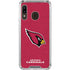 NFL Arizona Cardinals Distressed Galaxy A30 Clear Case