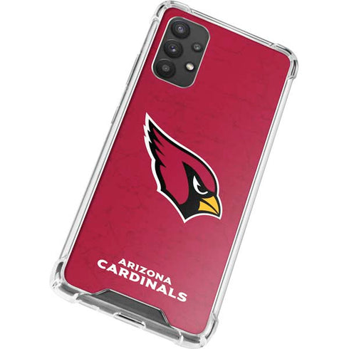 NFL Arizona Cardinals Distressed Galaxy A32 5G Clear Case