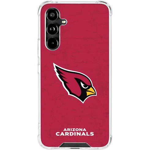 NFL Arizona Cardinals Distressed Galaxy A54 5G Clear Case