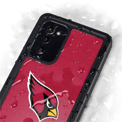 NFL Arizona Cardinals Distressed Galaxy Note20 5G Waterproof Case