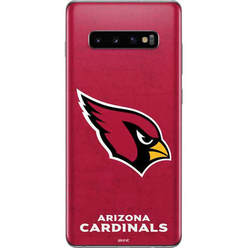 NFL Arizona Cardinals Distressed Galaxy S10 Plus Skin