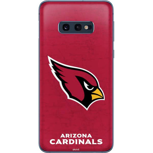 NFL Arizona Cardinals Distressed Galaxy S10e Skin