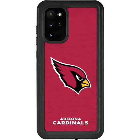 NFL Arizona Cardinals Distressed Galaxy S20 Plus Waterproof Case
