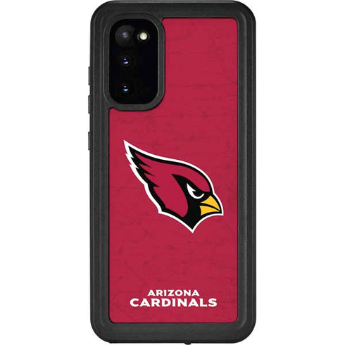 NFL Arizona Cardinals Distressed Galaxy S20 Waterproof Case