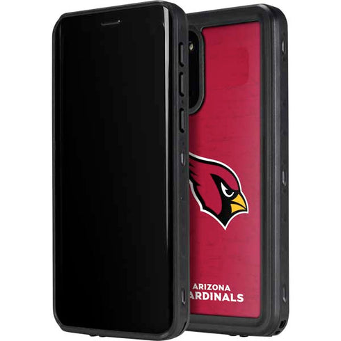 NFL Arizona Cardinals Distressed Galaxy S20 Waterproof Case