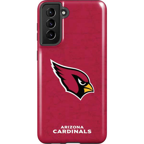NFL Arizona Cardinals Distressed Galaxy S21 FE Pro Case