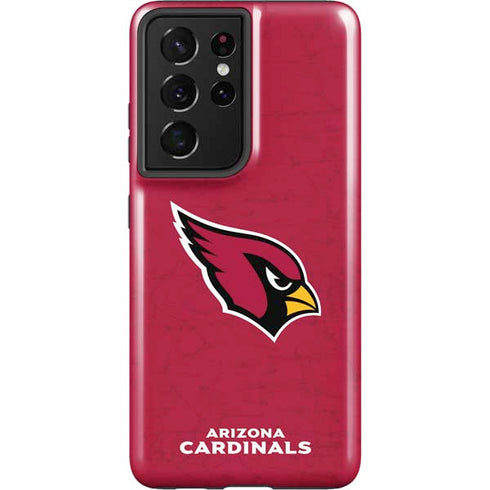 NFL Arizona Cardinals Distressed Galaxy S21 Ultra 5G Pro Case