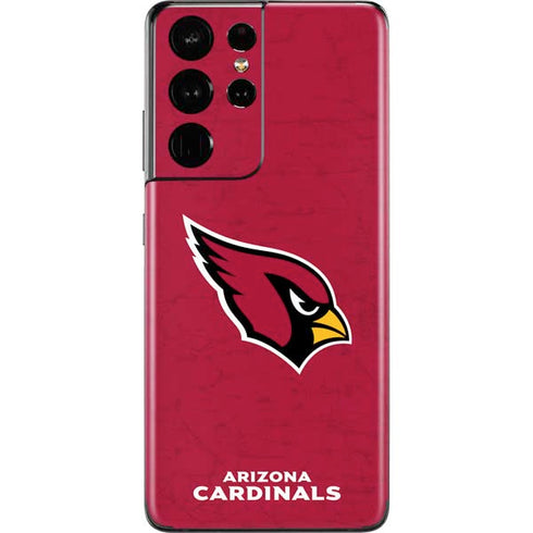 NFL Arizona Cardinals Distressed Galaxy S21 Ultra 5G Skin