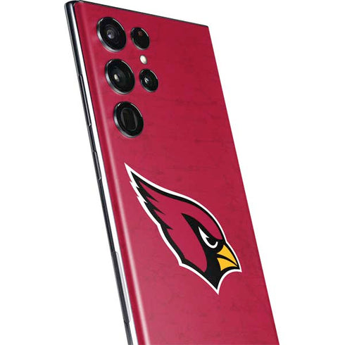 NFL Arizona Cardinals Distressed Galaxy S22 Ultra Skin